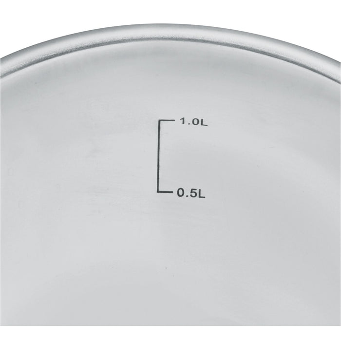 Küchenprofi Schüssel mit Deckel DELUXE rutschfest, 16 cm