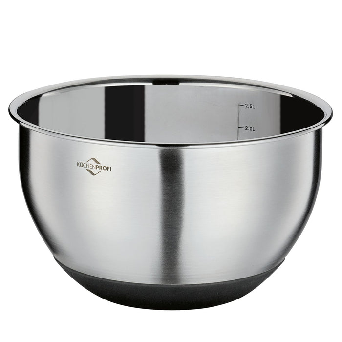Küchenprofi Schüssel mit Deckel DELUXE rutschfest, 20 cm