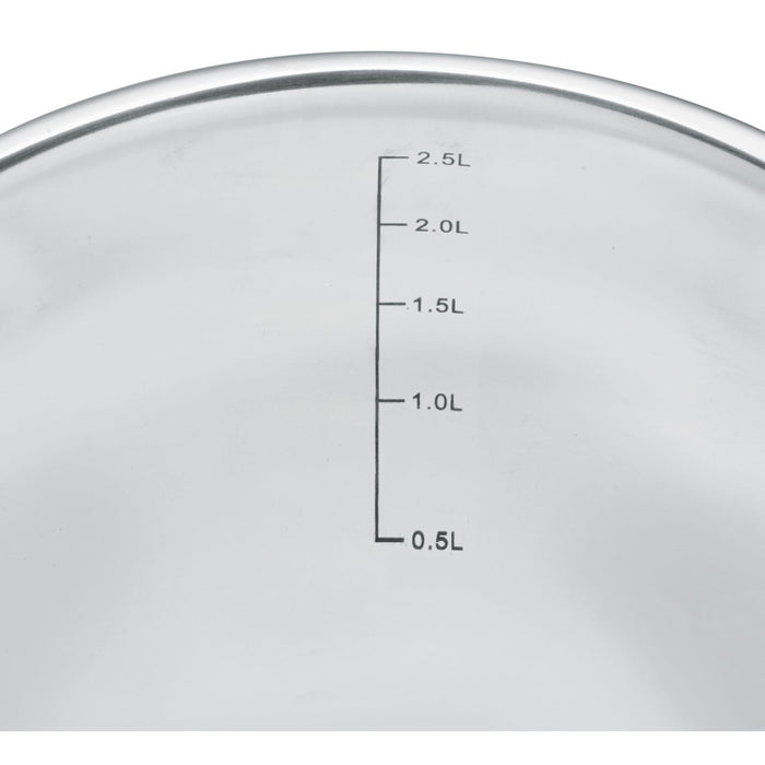Küchenprofi Schüssel mit Deckel DELUXE rutschfest, 20 cm