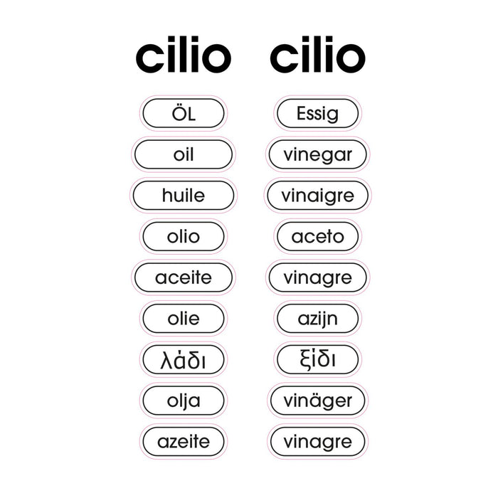 Cilio Ölflasche MEZZO 500 ml