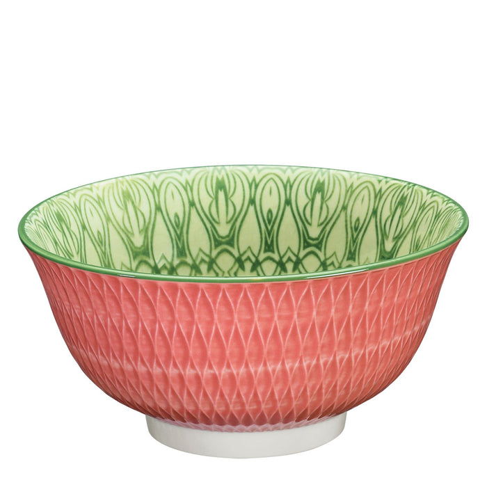 Cilio Bowl AMICI Rauten rosa 15,5 cm