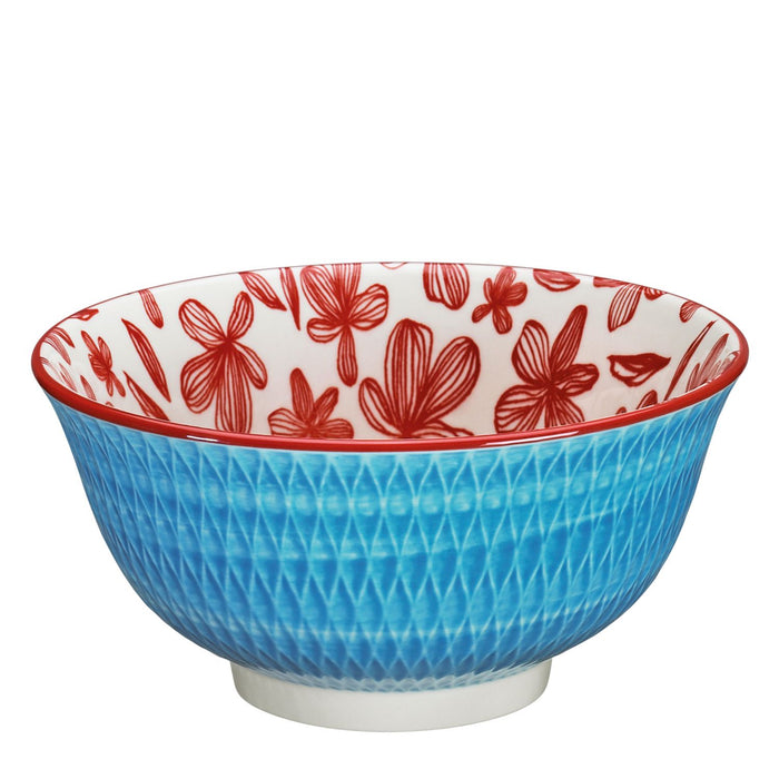 Cilio Bowl AMICI Rauten blau 15,5 cm