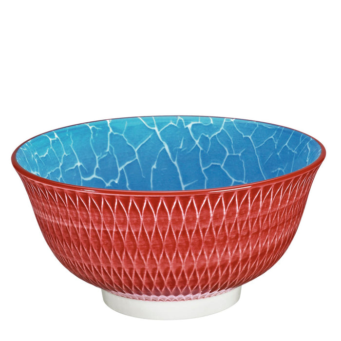 Cilio Bowl AMICI Rauten rot 15,5 cm