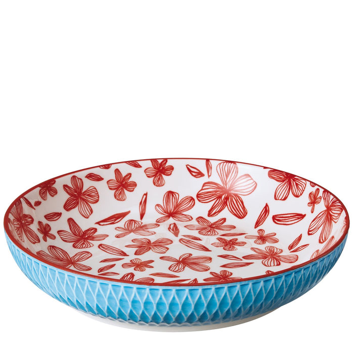 CILIO Schale AMICI Rauten blau 21 cm