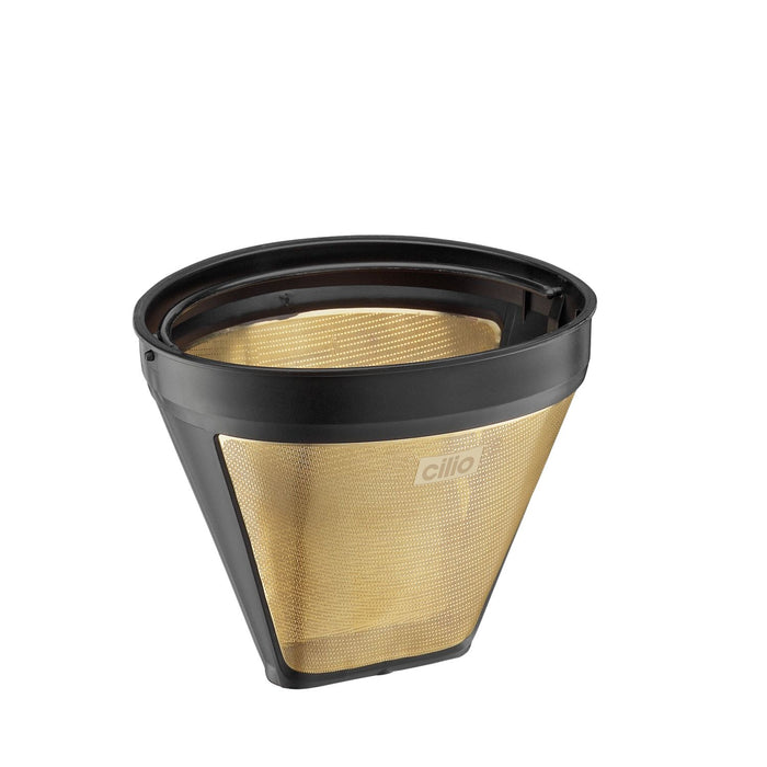 Cilio Dauerfilter für Kaffee Gr. 4 GOLD