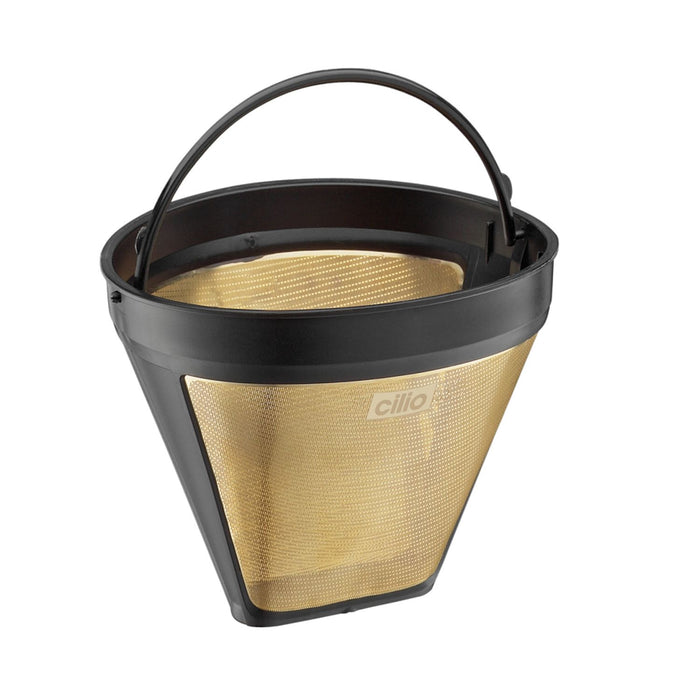 Cilio Dauerfilter für Kaffee Gr. 4 GOLD