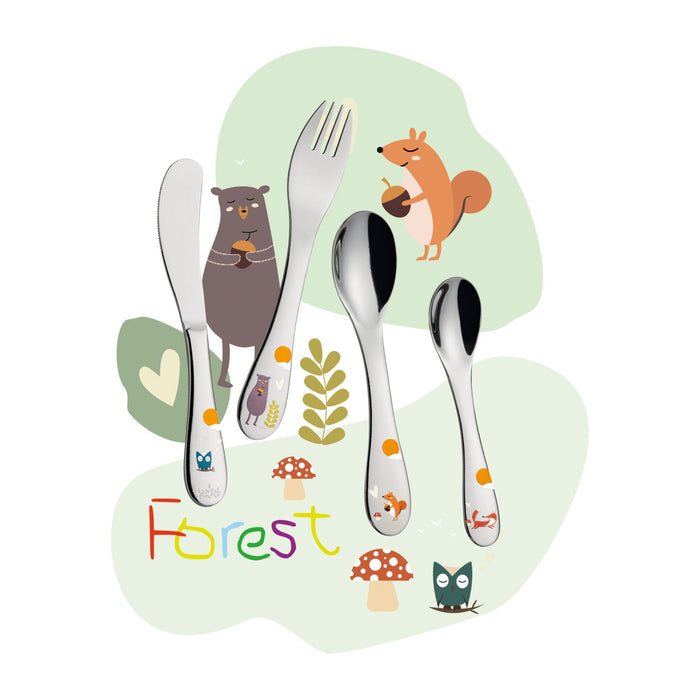 Cilio Kinderbesteck FOREST 4-tlg.