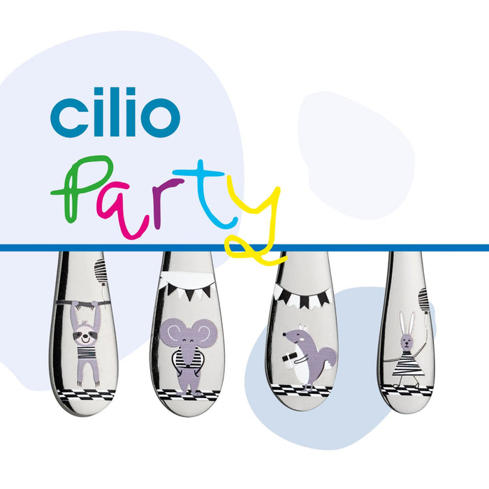 Cilio Kinderbesteck PARTY 4-tlg.