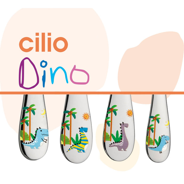 Cilio Kinderbesteck DINO 4-tlg.