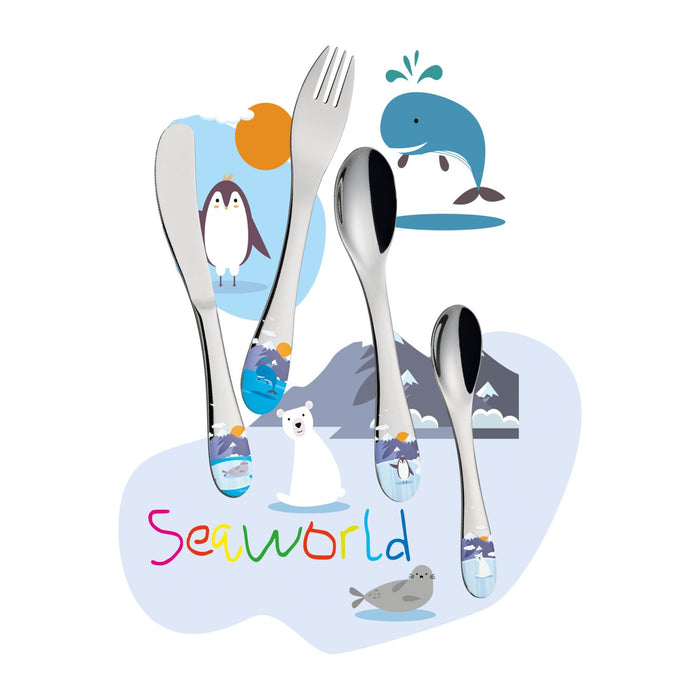 Cilio Kinderbesteck SEAWORLD 4-tlg.