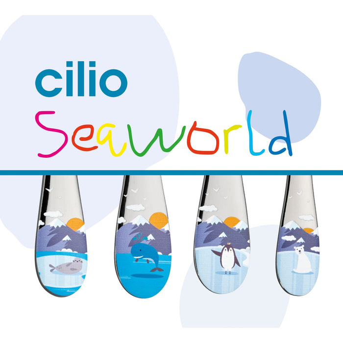 Cilio Kinderbesteck SEAWORLD 4-tlg.
