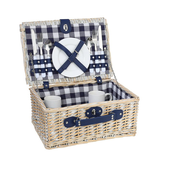 Cilio Picknick-Korb AROLO vintage weiß