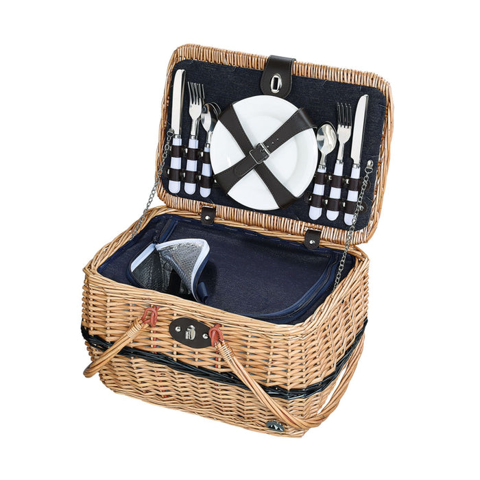 Cilio Picknick-Korb IDRO hellbraun