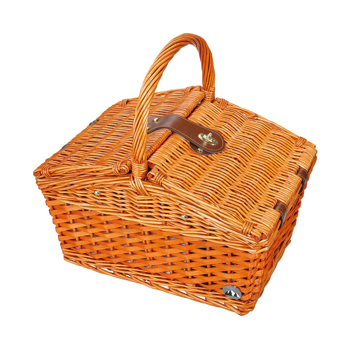 Cilio Picknick-Korb SALERNO rotbraun