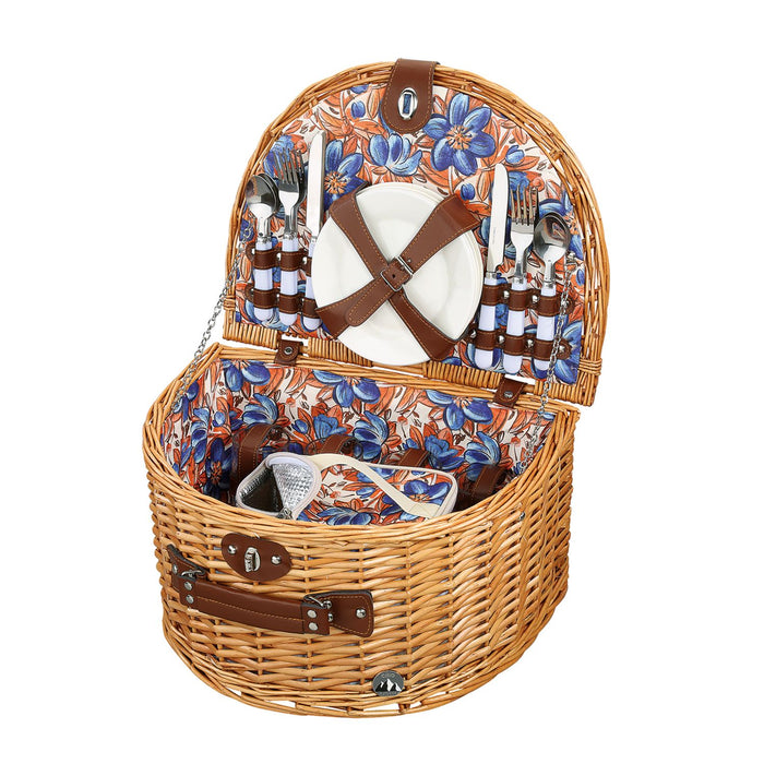 Cilio Picknick-Korb SALINA hellbraun