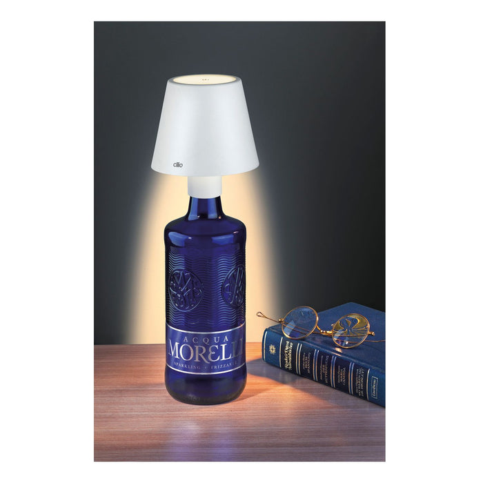 Cilio LED-Flaschenlampe LUCE weiß