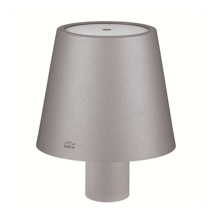 Cilio LED-Flaschenlampe LUCE grau