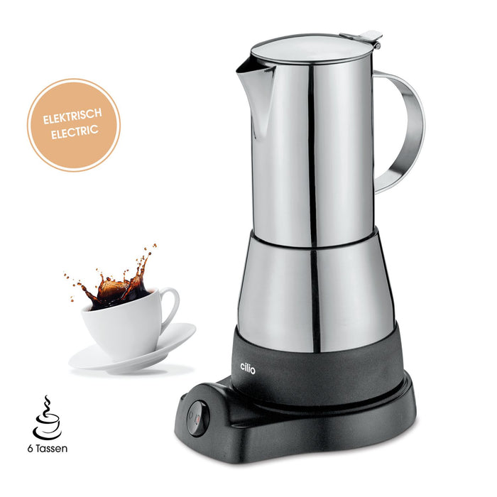 Cilio Espressokocher AIDA 6T, elektrisch