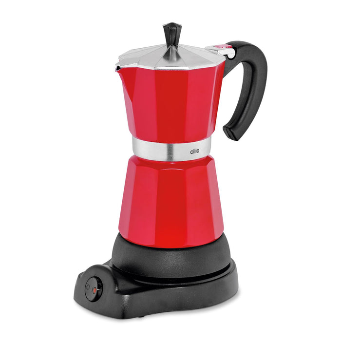 Cilio Espressokocher CLASSICO 6T rot, elektrisch