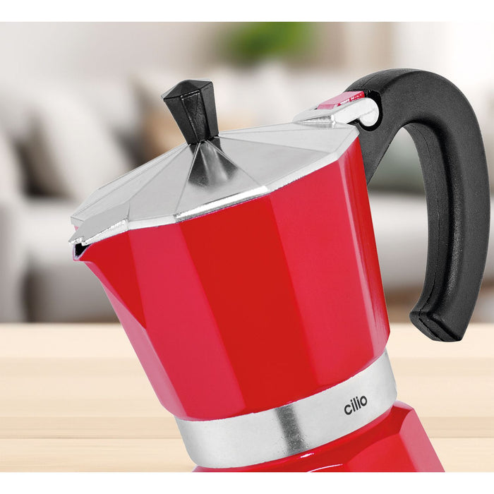 Cilio Espressokocher CLASSICO 6T rot, elektrisch