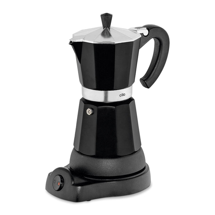 Cilio Espressokocher CLASSICO 6T elektrisch, schwarz