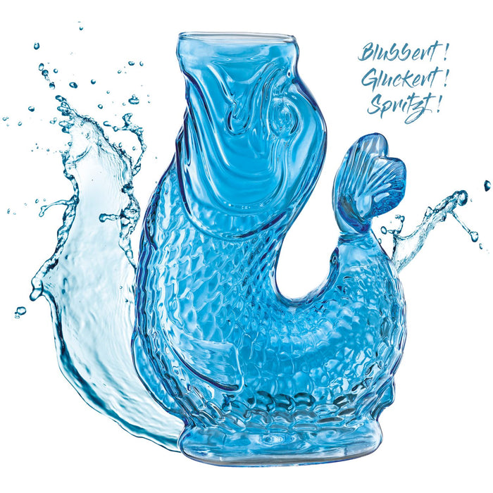 Cilio Wasserkaraffe NEMO blau