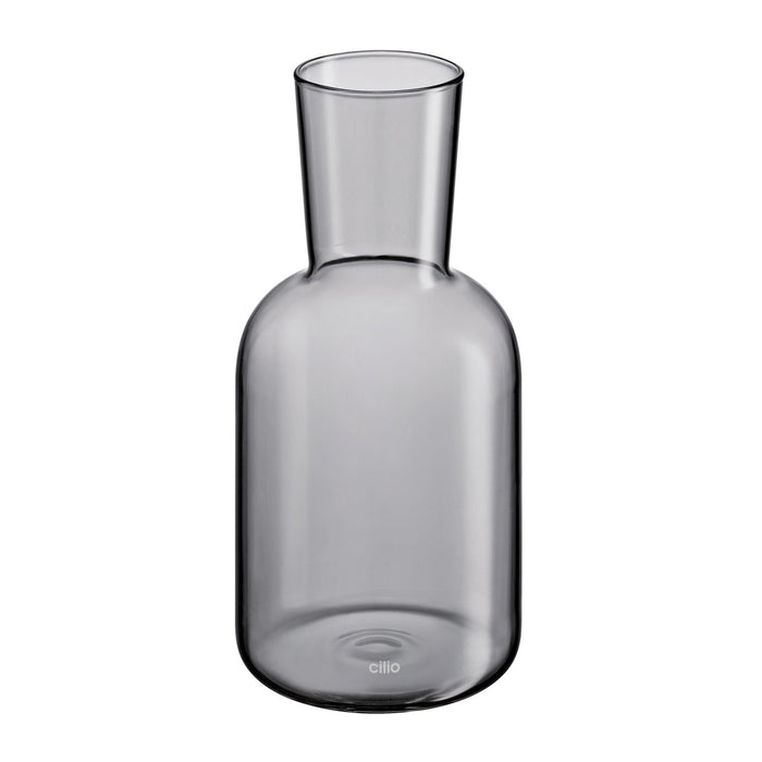 CILIO Wasserkaraffe mit Trinkglas LORENZO grau
