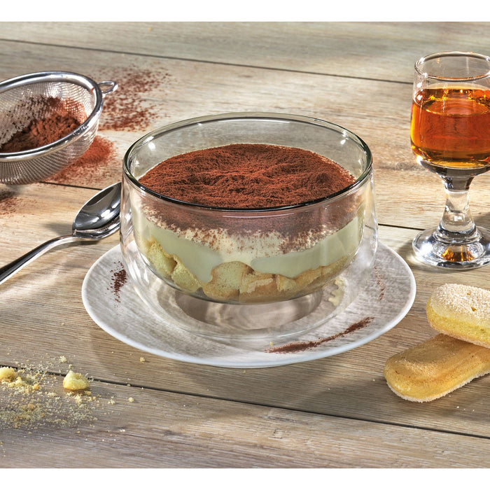 cilio tisch-accessoires Dessertschale Verona grau