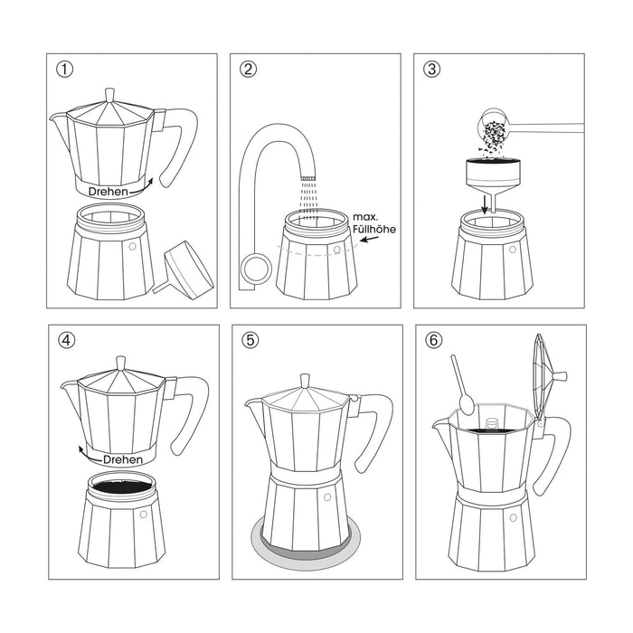Cilio Espressokocher CLASSICO NATURA 3T
