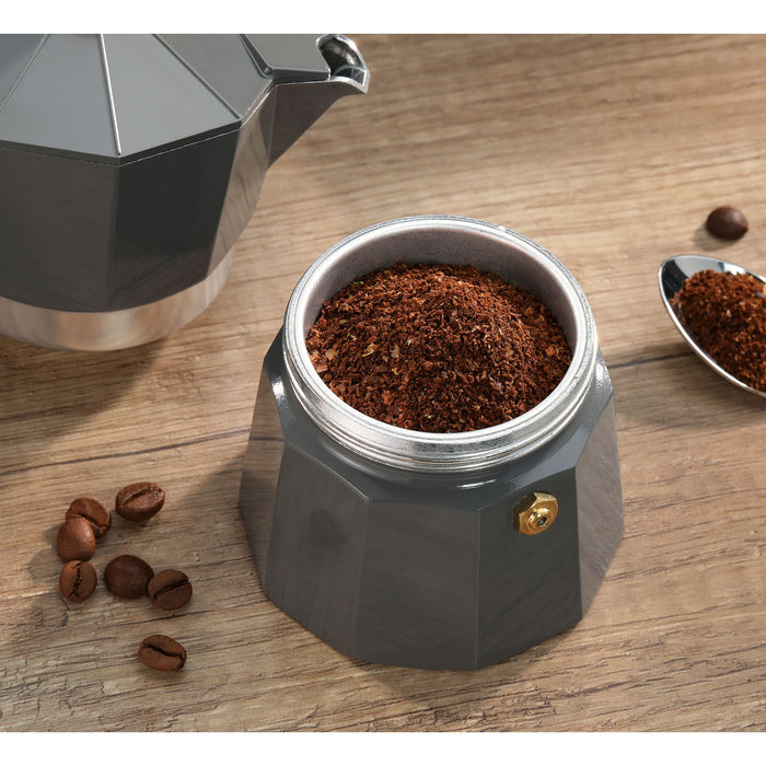 CILIO Espressokocher LEGNO 6T grigio