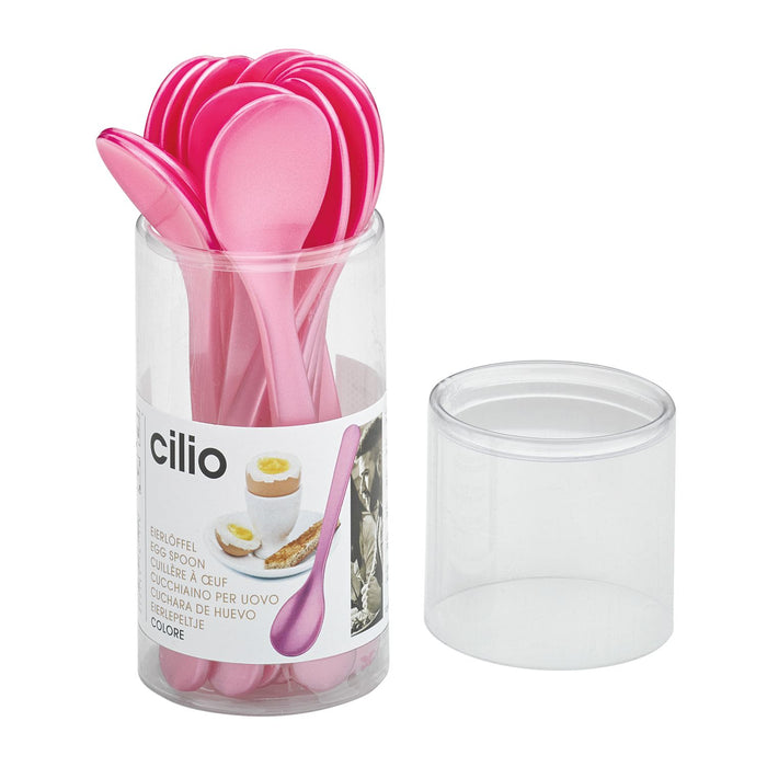 Cilio Eierlöffel COLORE rosa
