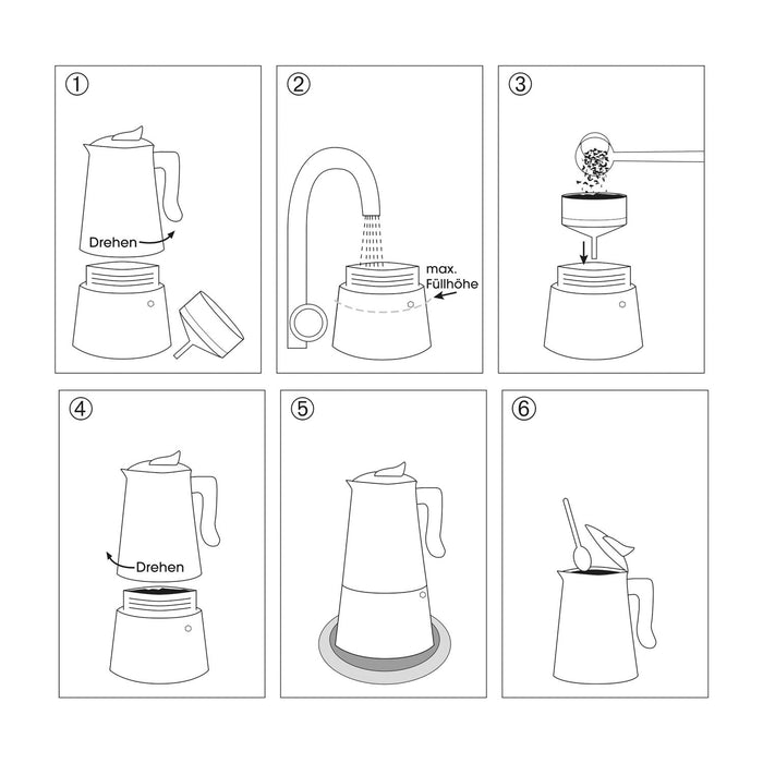 Cilio Espressokocher ADRIANA 6T
