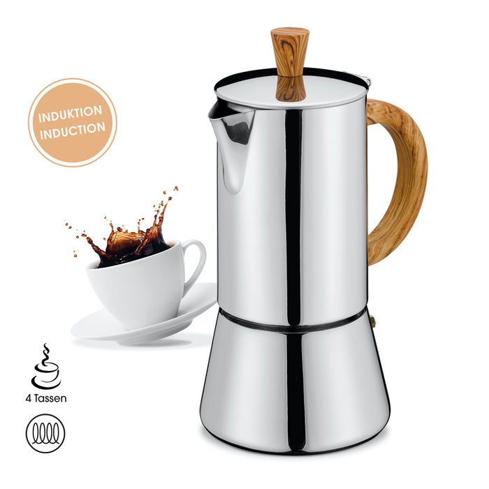 Cilio Espressokocher FIGARO 4T, Olive