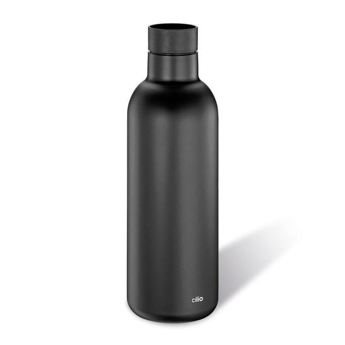 Cilio Isoliertrinkflasche DELUXE 650 ml schwarz matt