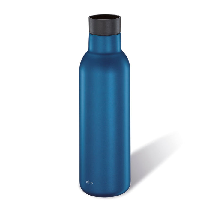 Cilio Isoliertrinkflasche DELUXE 450 ml blau matt