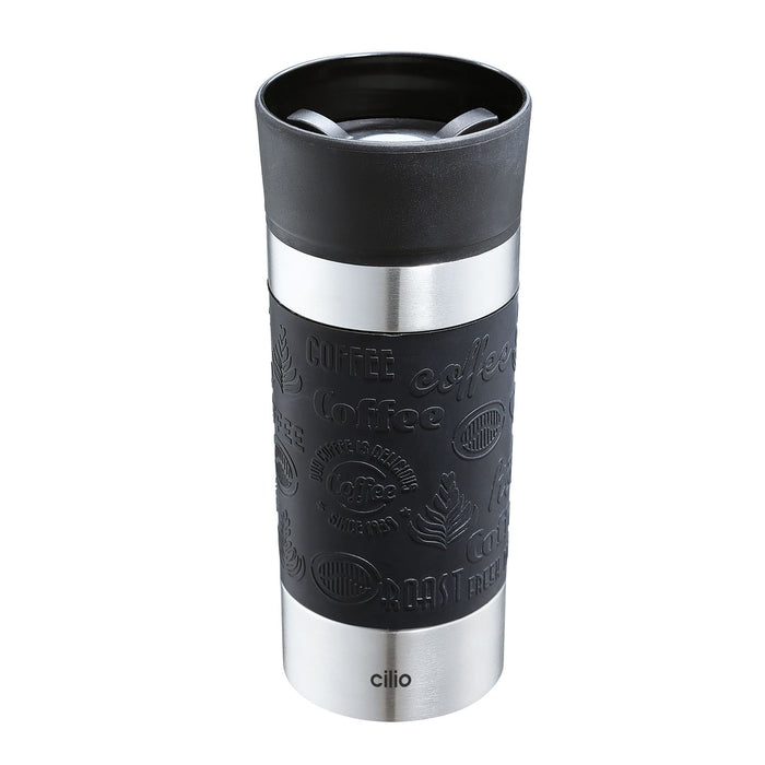 Cilio Isoliertrinkbecher VIAGGIO 360 ml schwarz