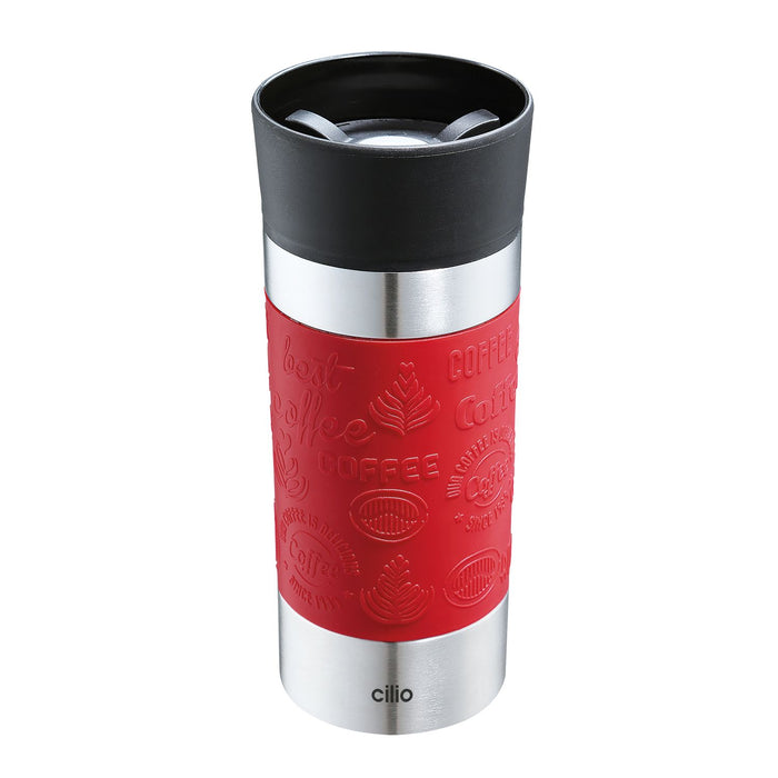 Cilio Isoliertrinkbecher VIAGGIO 360 ml rot
