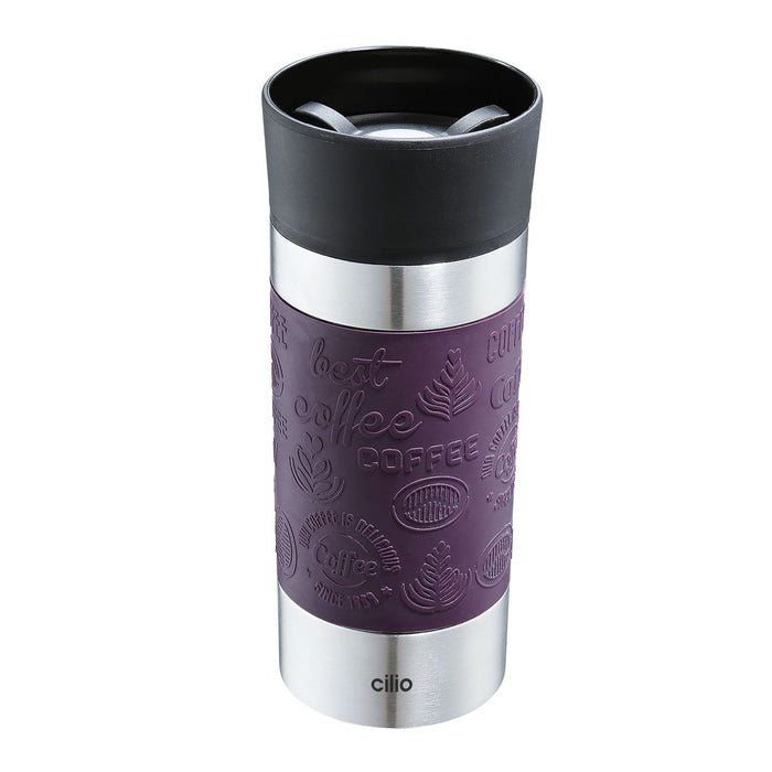 Cilio Isoliertrinkbecher VIAGGIO 360 ml lila