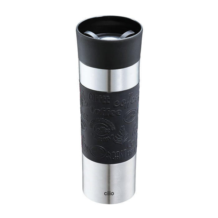 Cilio Isoliertrinkbecher VIAGGIO 500 ml schwarz
