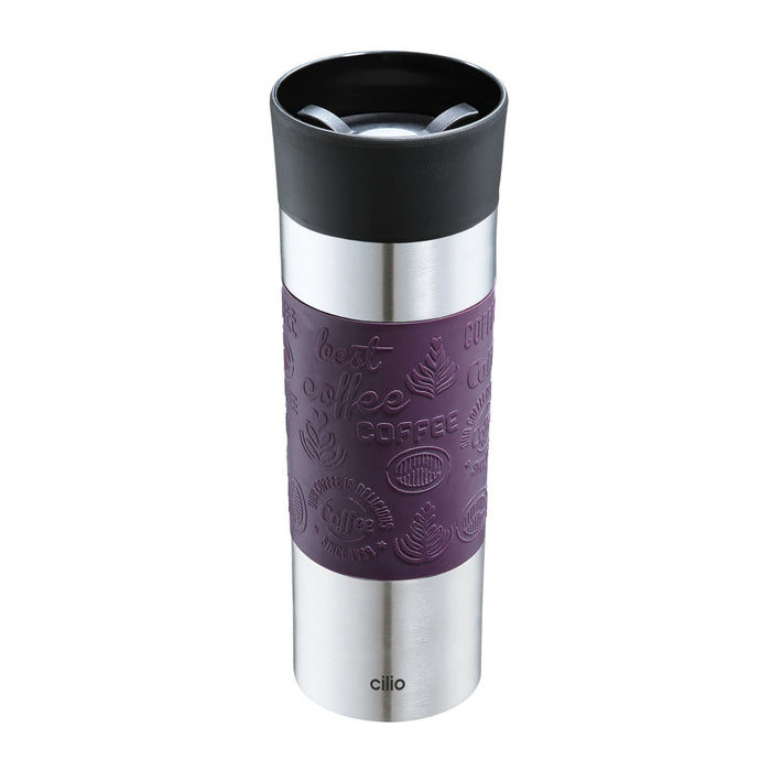 Cilio Isoliertrinkbecher VIAGGIO 500 ml lila