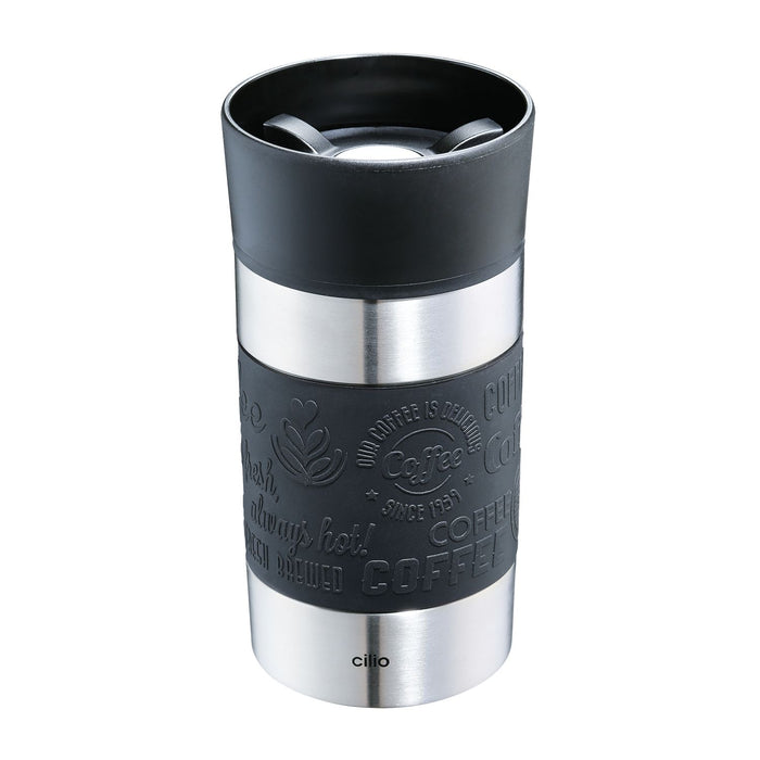Cilio Isoliertrinkbecher VIAGGIO 300 ml schwarz