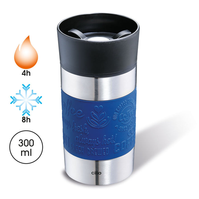 Cilio Isoliertrinkbecher VIAGGIO 300 ml blau