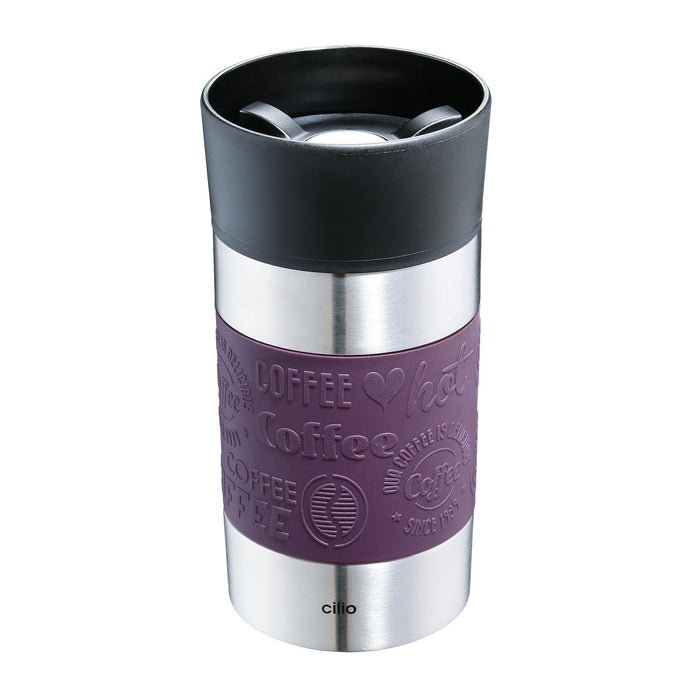 Cilio Isoliertrinkbecher VIAGGIO 300 ml lila