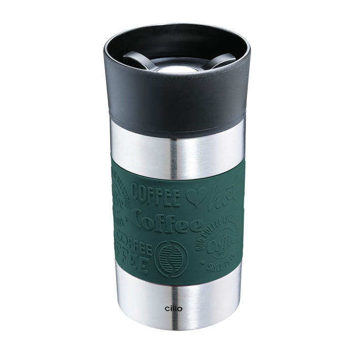 Cilio Isoliertrinkbecher VIAGGIO 300 ml dunkelgrün