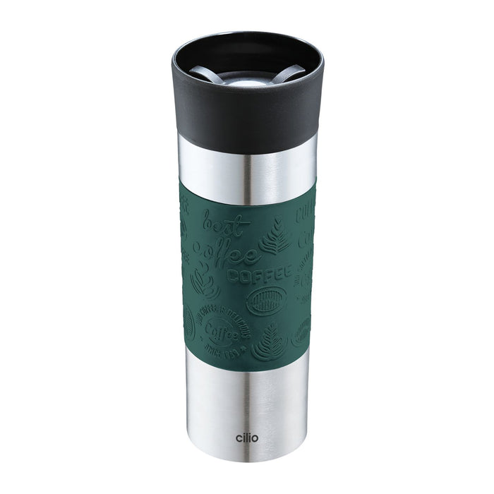 Cilio Isoliertrinkbecher VIAGGIO 500 ml dunkelgrün