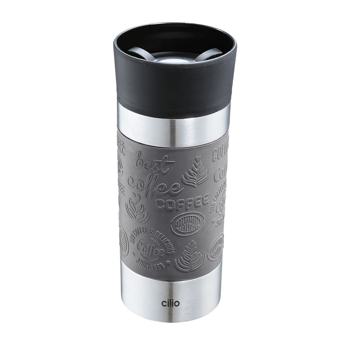 Cilio Isoliertrinkbecher VIAGGIO 360 ml grau