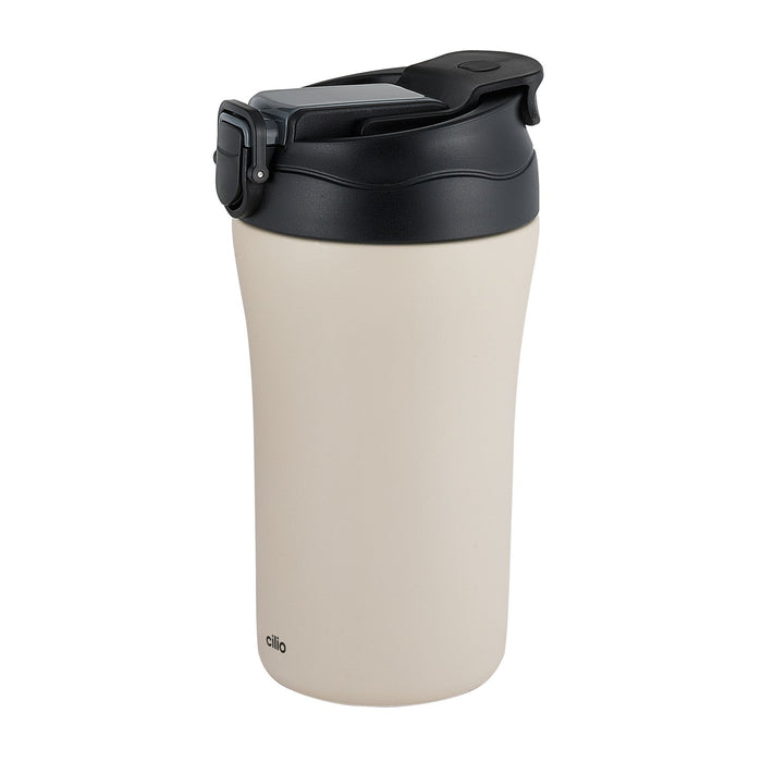 CILIO Isoliertrinkbecher DOPPIO 400 ml beige