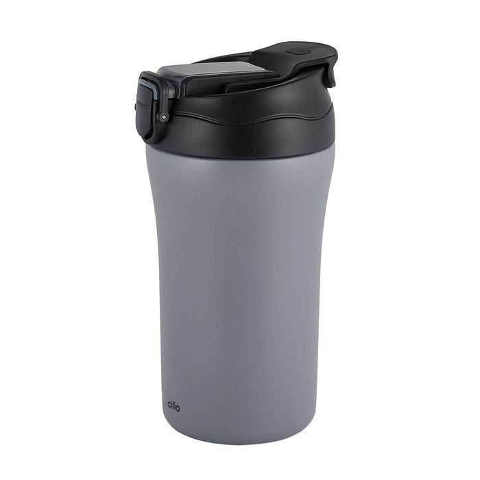 CILIO Isoliertrinkbecher DOPPIO 400 ml grigio