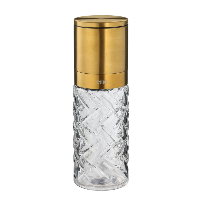 Cilio Pfeffermühle oder Salzmühle CRISTALLO gold
