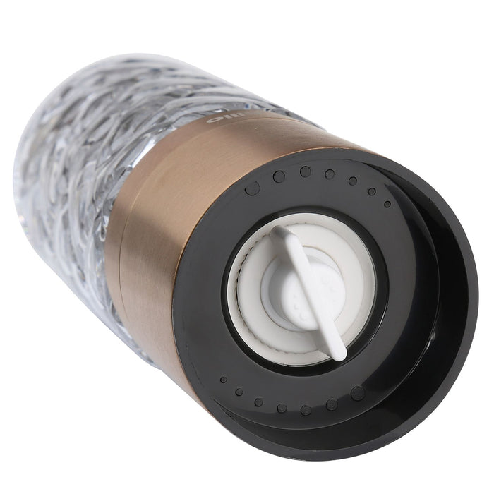 Cilio Pfeffermühle oder Salzmühle CRISTALLO kupfer